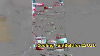 5-87610061-0 8-94479101-0 5876100610 8944791010 สายพานพัดลมระบายความร้อนสำหรับ ISUZU 4JA1 TFR TFS D-MAX