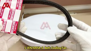 สายพานพัดลมสำหรับ NPR75 4HK1 5-87610058-0 8-98003187-0 ชิ้นส่วนเครื่องยนต์