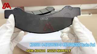 KD1601 8-97168633-0 8971686330 ผ้าเบรคสำหรับ ISUZU