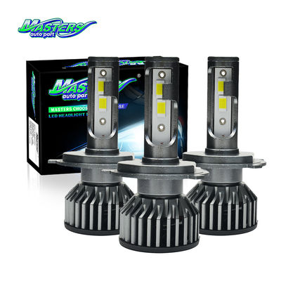 Masters F2 75W 7500 ลูเมน 6500k สีขาวเย็น H3 H7 H11 ไฟฉายหน้า LED หลอดไฟ