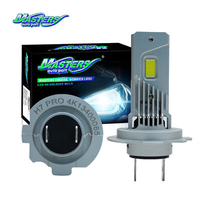 มาสเตอร์ V04-H7pro 72W 7600LM 6000K 3570 ชิปการบินอัลลูมิเนียมสูงสุด LED ไฟหน้าหลอด