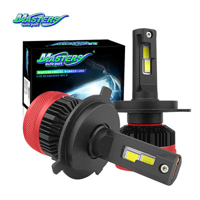 Masters Z4 90W 7000lm 6063 อลูมิเนียม 3570 ชิป CSP 9005/9006/9012/H1/H3/H4/H7/H11 หลอดไฟหน้า LED