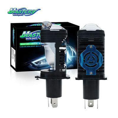 มาสเตอร์ A9S 100W 10000LM 6500K 3570 ชิป H4 LED โปรเจคเตอร์ มินิเลนส์