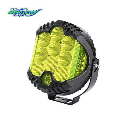 Masters 9 นิ้ว ไฟสว่างสามด้าน XM-9IN-R-09P-001 68W 5500LM DC9-36V H4 LED ไฟทํางาน